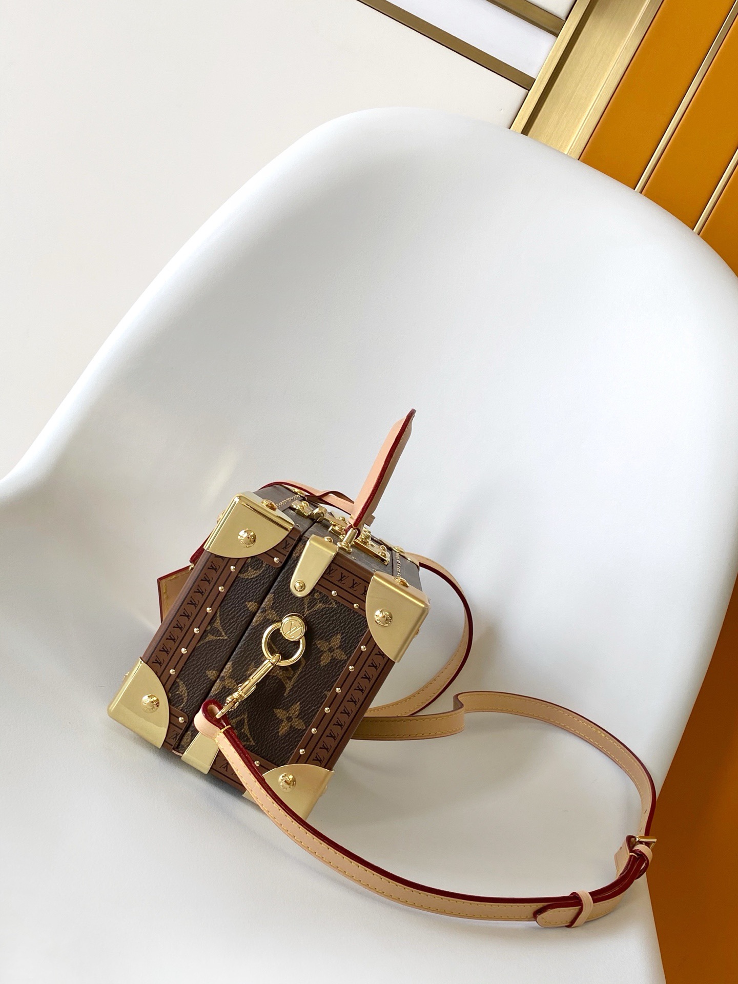 LV Petite Valise Trunk -- Brown - Image 2