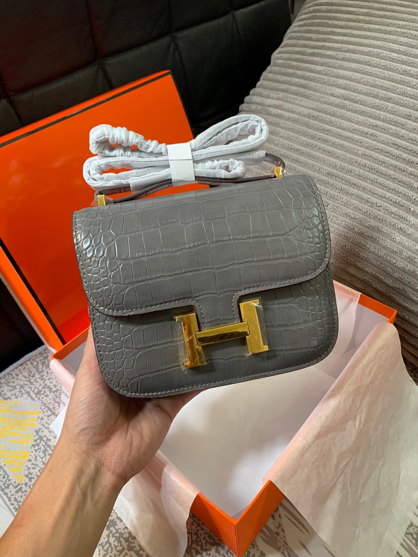 Hermès Constance 18 -- Gray - Image 2