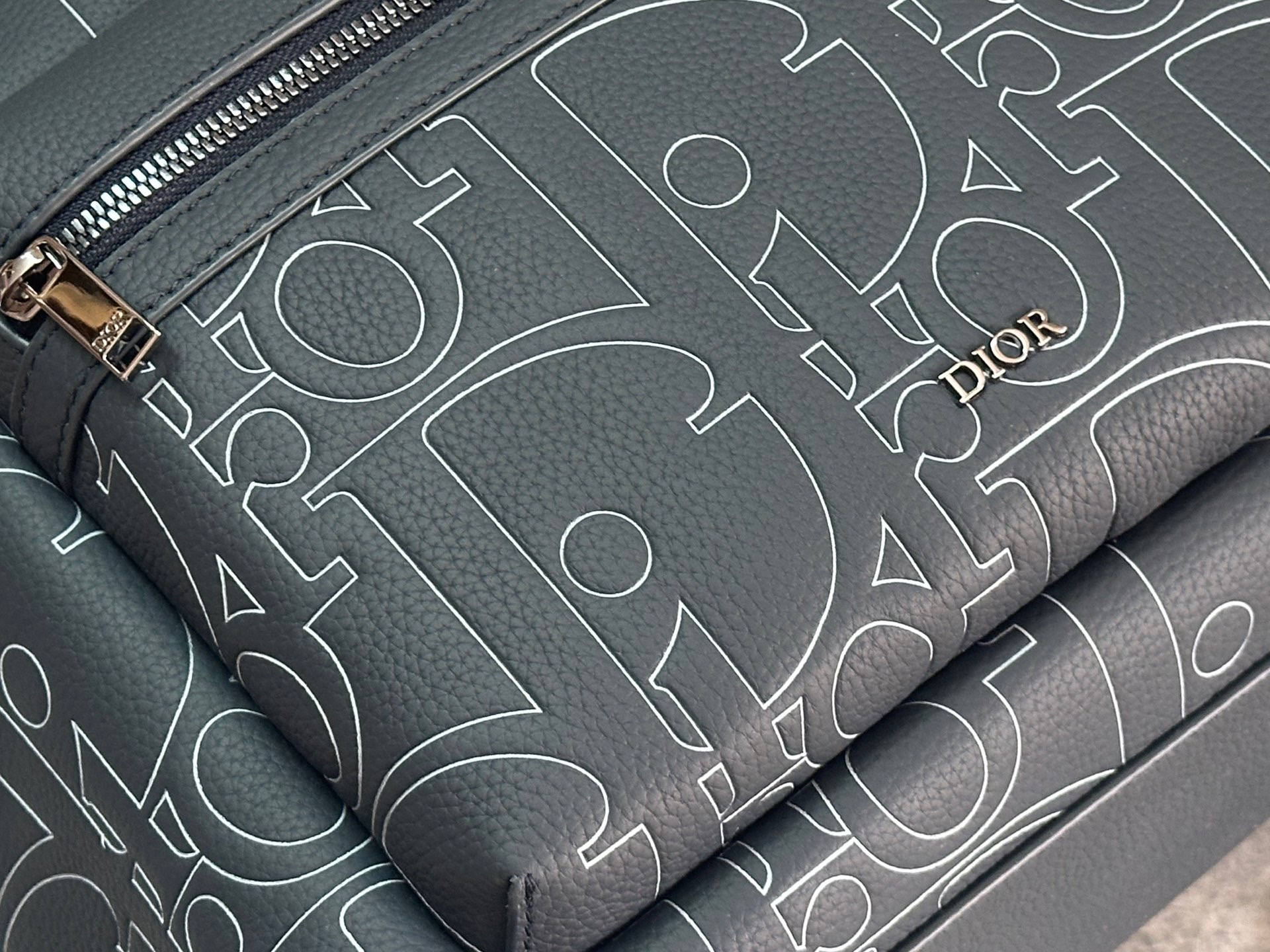 Christian Dior Black Oblique Backpack - Image 2