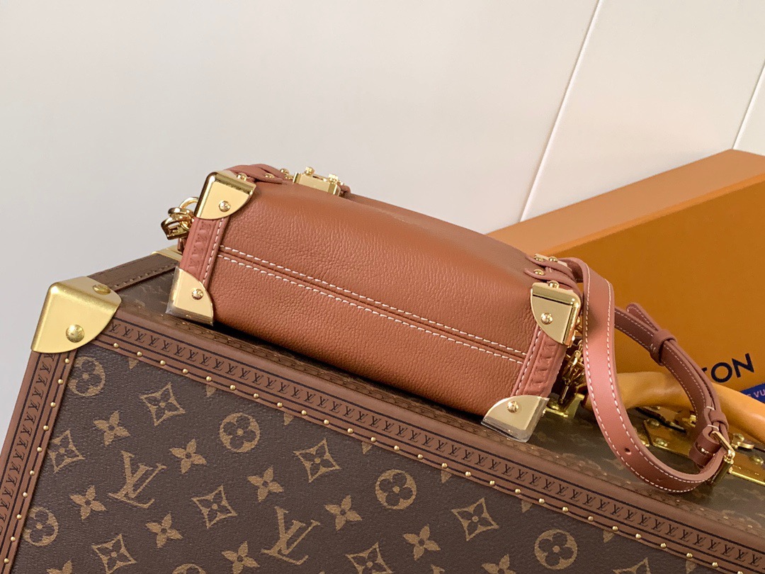 LV Side Trunk Bag -- Brown - Image 4