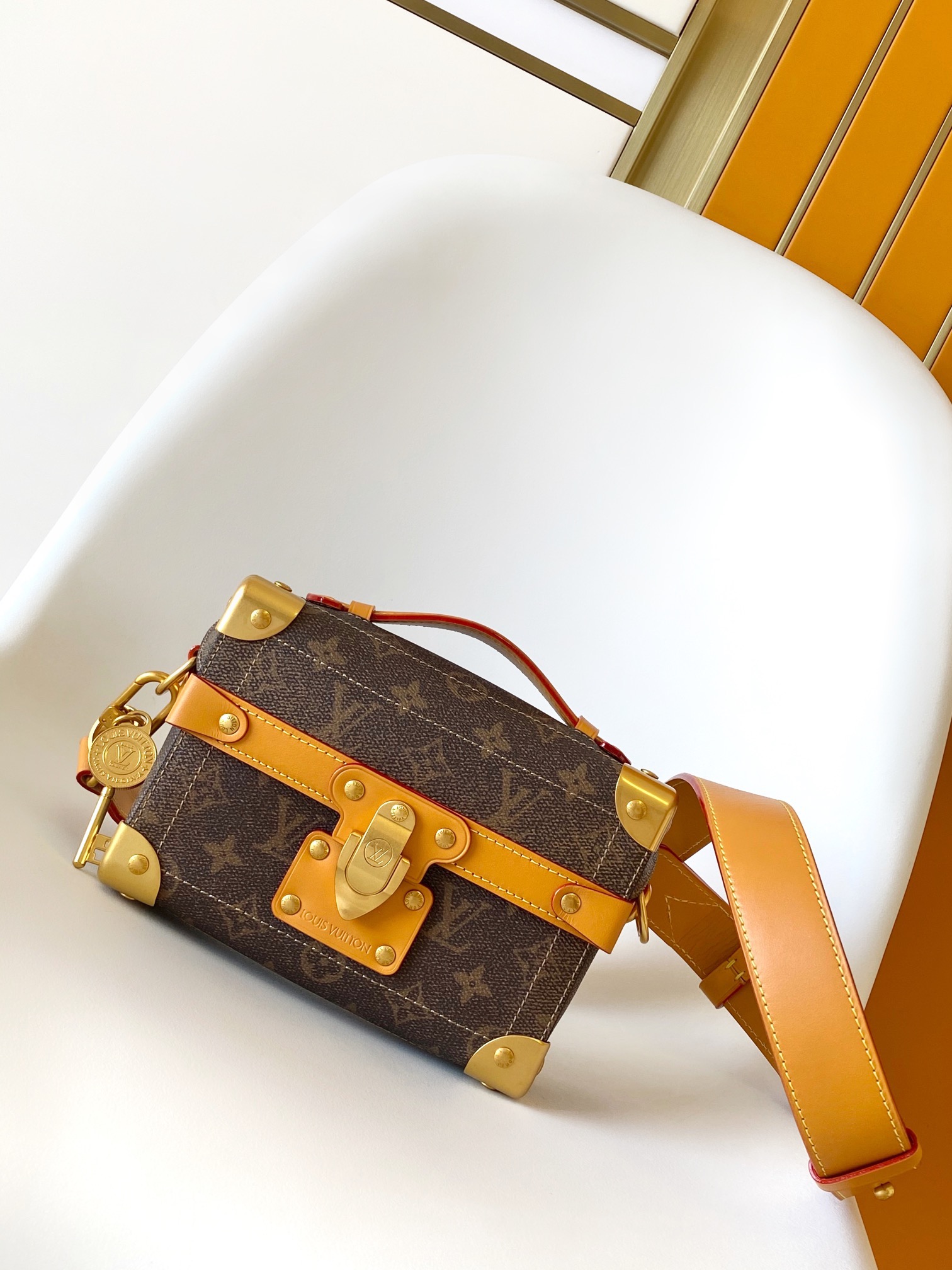 LV Soul Trunk Bag -- Brown