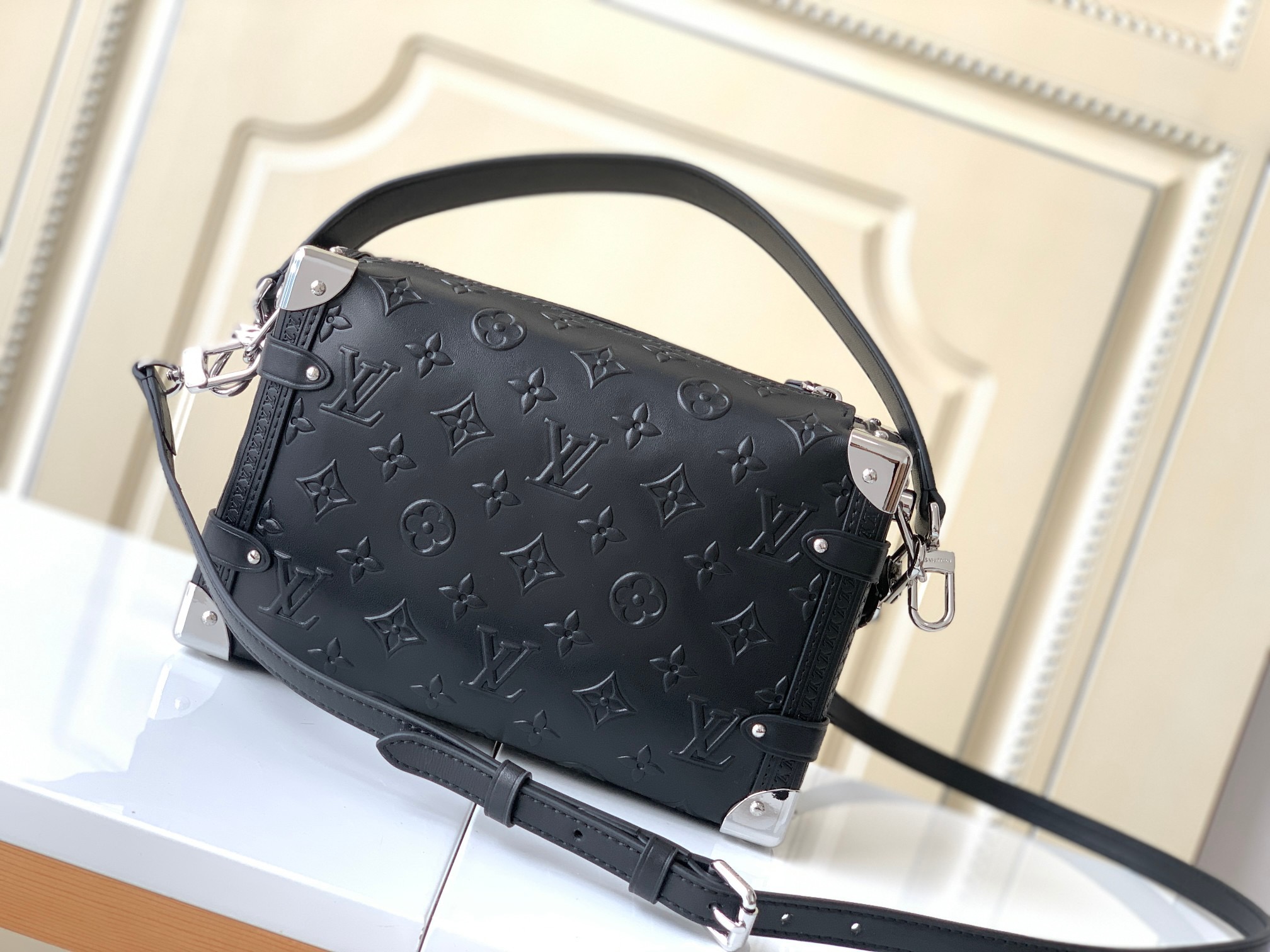 LV Side Trunk Bag -- Classic Black - Image 3