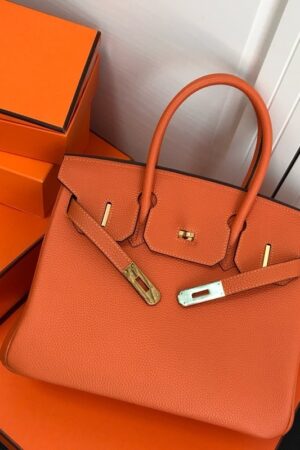 Hermès Birkin 25 -- Orange