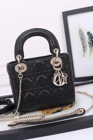 Christian Lady Dior Mini Leather Bag