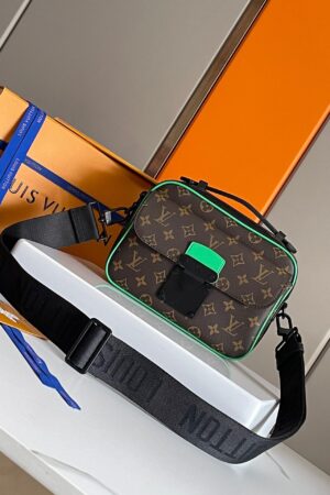 LV S Lock Messenger Bag -- Green