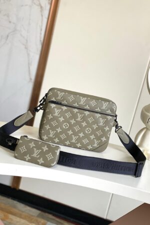 LV Trio Messenger Bag -- Olive Green