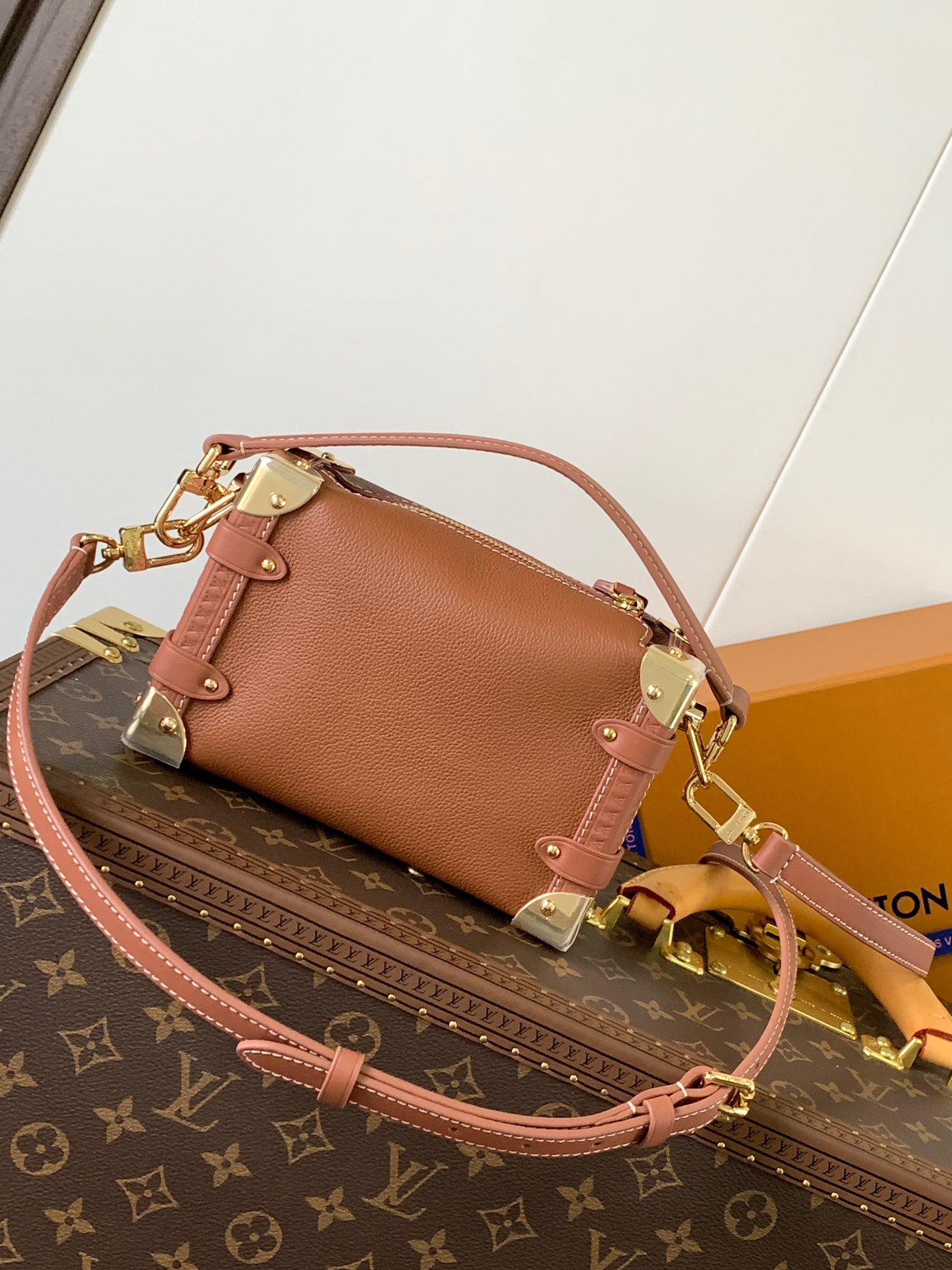 LV Side Trunk Bag -- Brown - Image 3