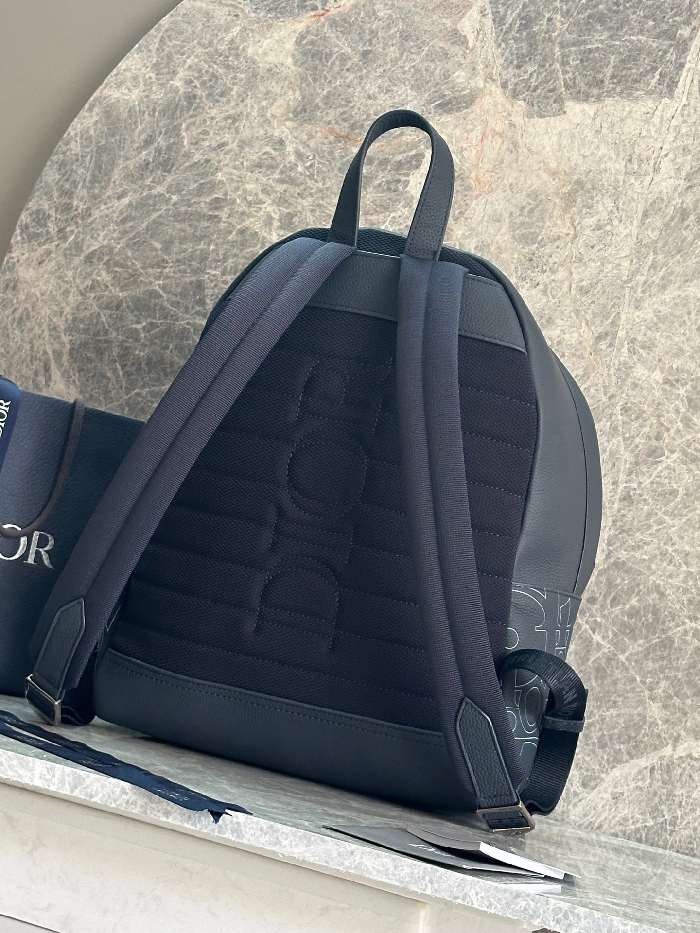 Christian Dior Black Oblique Backpack - Image 4