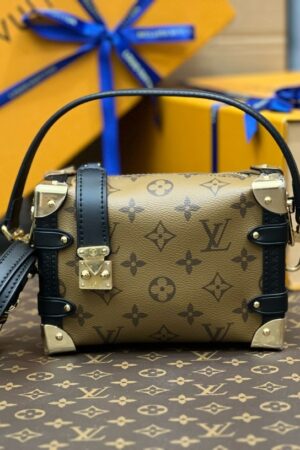 LV Side Trunk Bag -- Light Brown