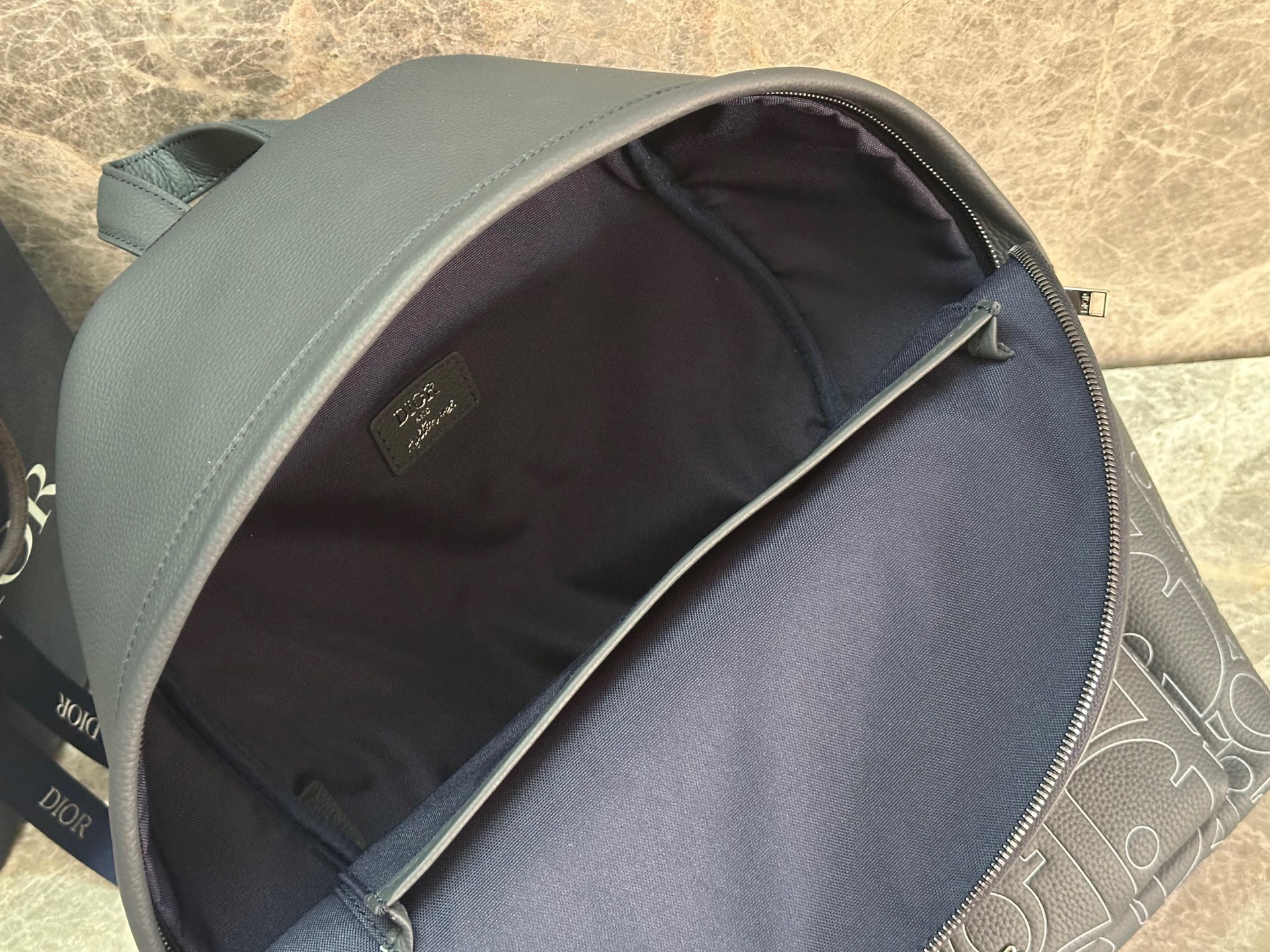 Christian Dior Black Oblique Backpack - Image 9