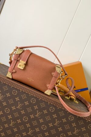 LV Side Trunk Bag -- Brown