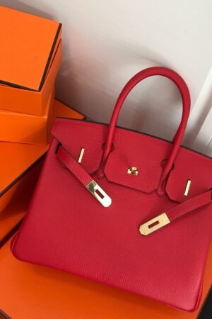 Hermès Birkin 25 -- Red
