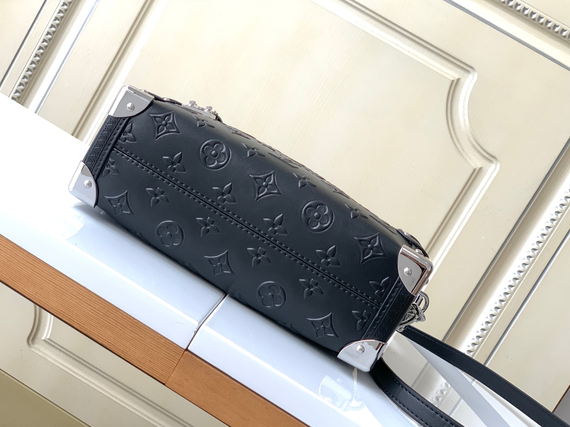 LV Side Trunk Bag -- Classic Black - Image 4