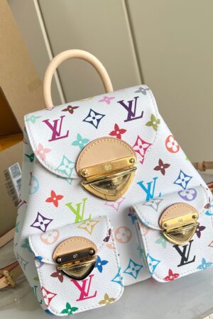 LV x TM Backpack -- White