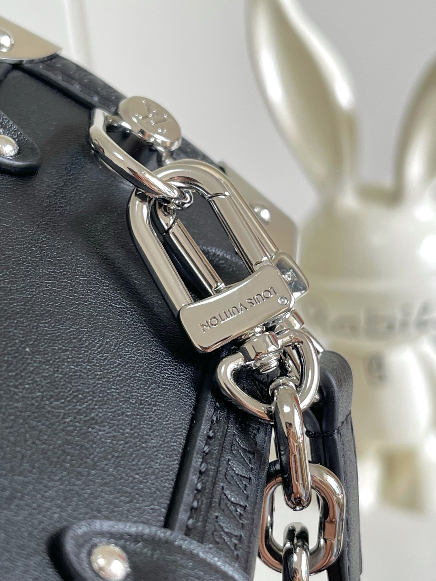 LV Side Trunk Bag -- Black - Image 7