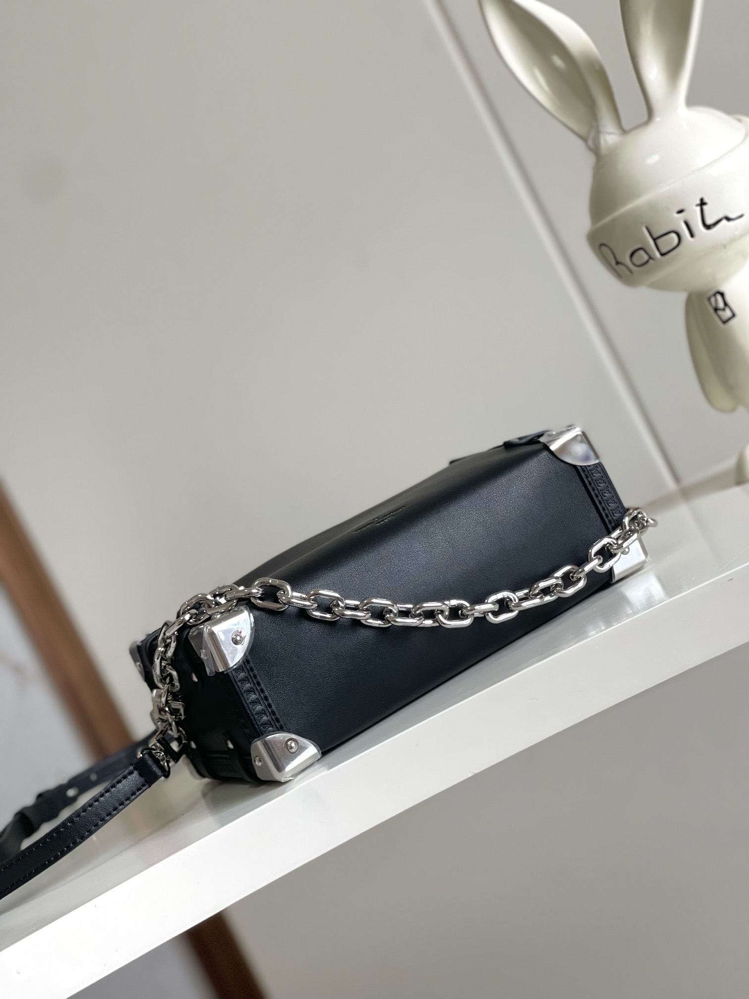 LV Side Trunk Bag -- Black - Image 4