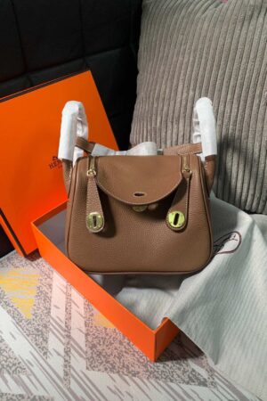 Hermès Lindy Bag -- Light Brown