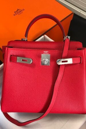 Hermès Kelly Bag -- Red