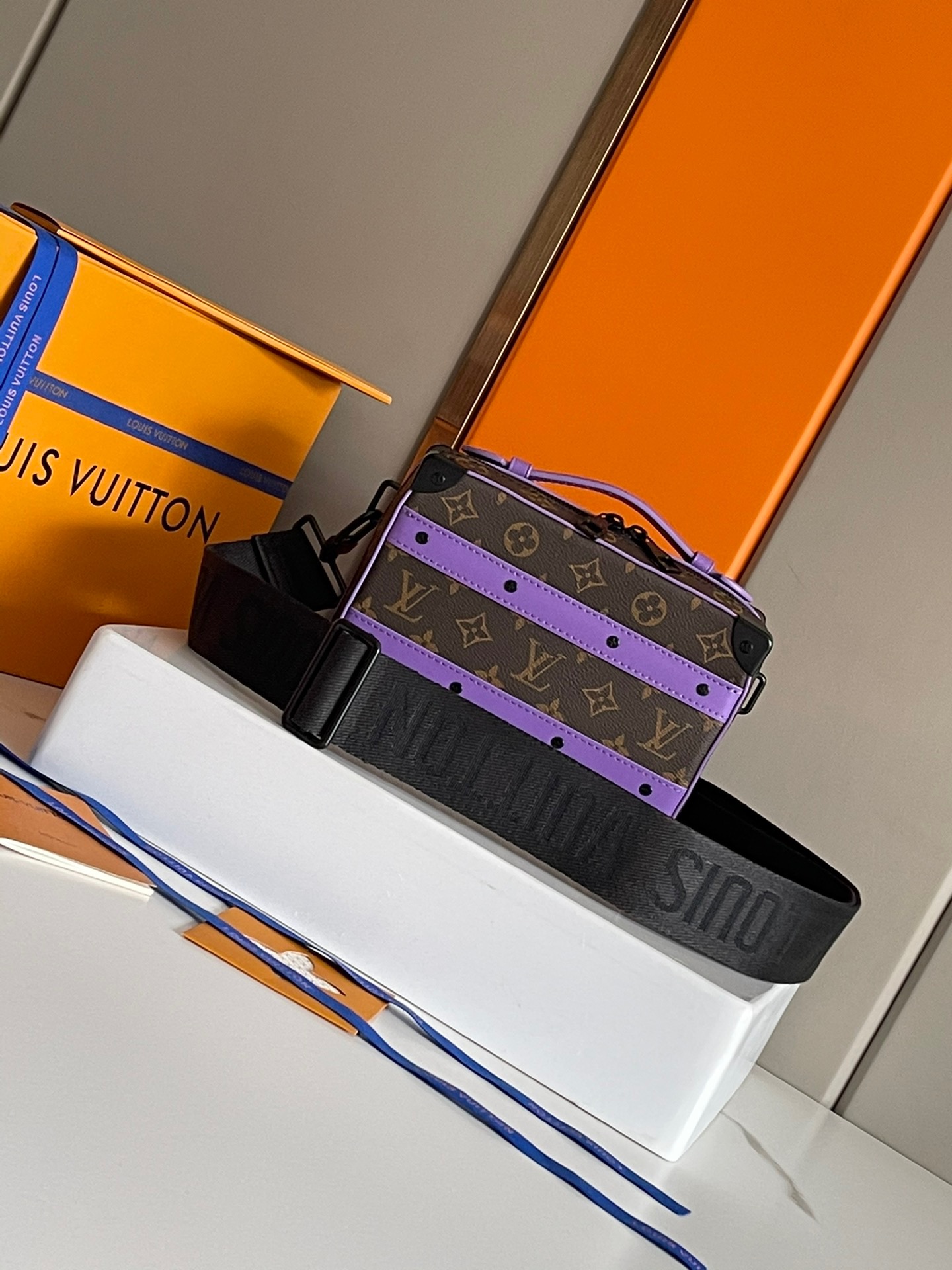 LV Soul Trunk Bag -- Purple