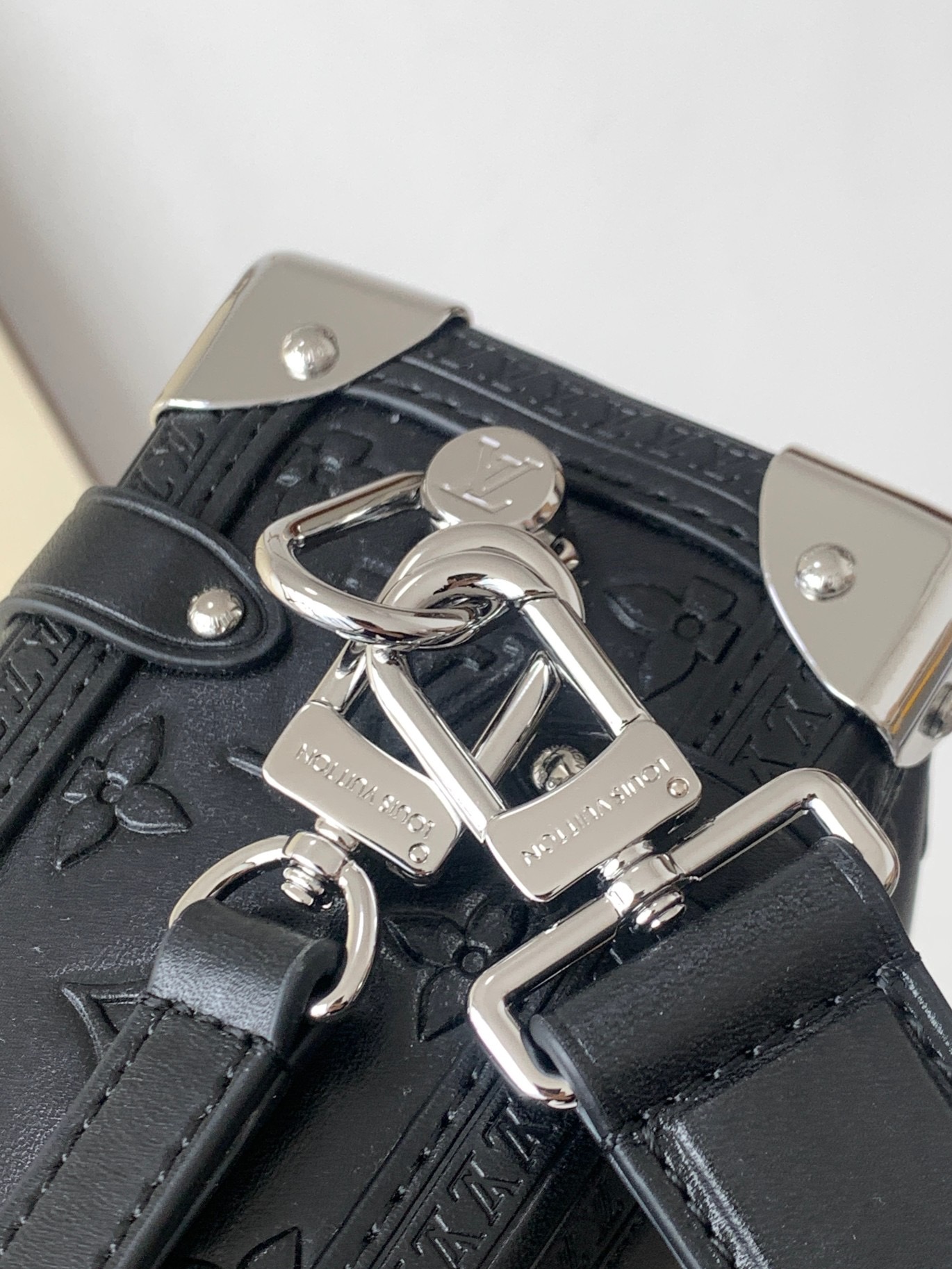 LV Side Trunk Bag -- Classic Black - Image 6