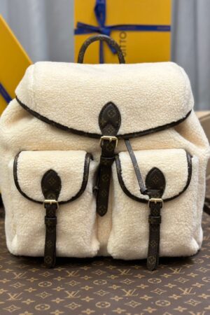 LV Shearling Ski Backpack