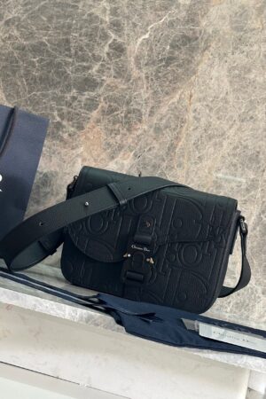 Christian Dior Black Messenger Bag