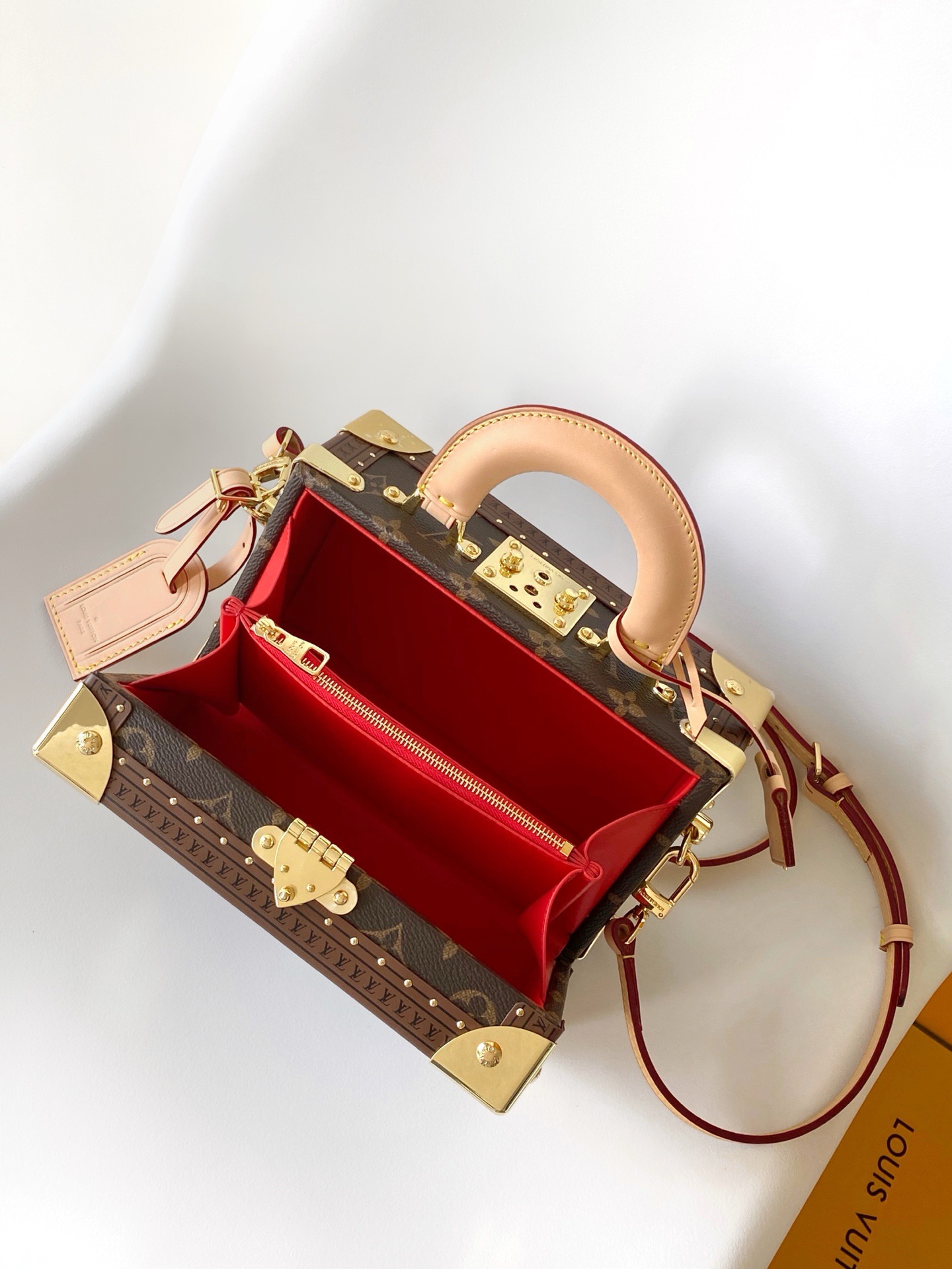 LV Petite Valise Trunk -- Brown - Image 8