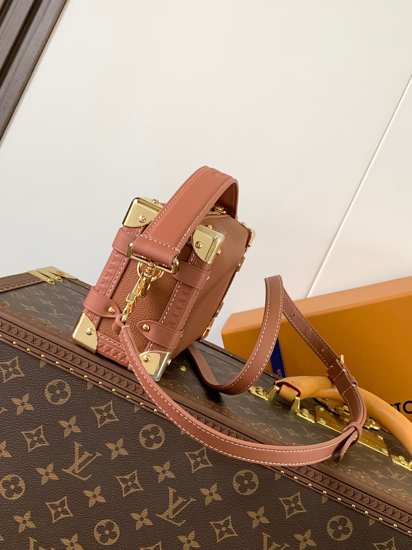 LV Side Trunk Bag -- Brown - Image 2