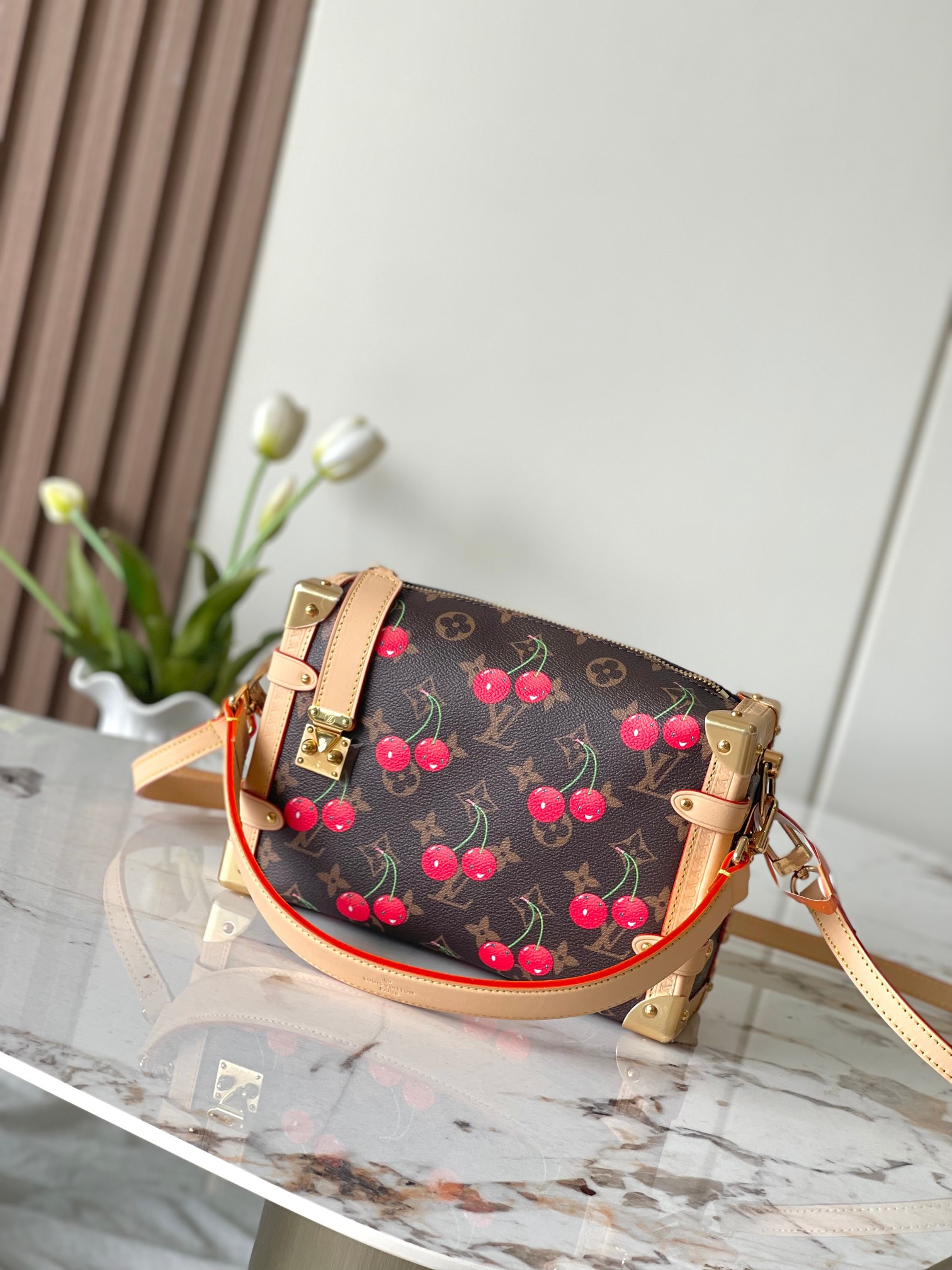 LV x TM Side Trunk Bag