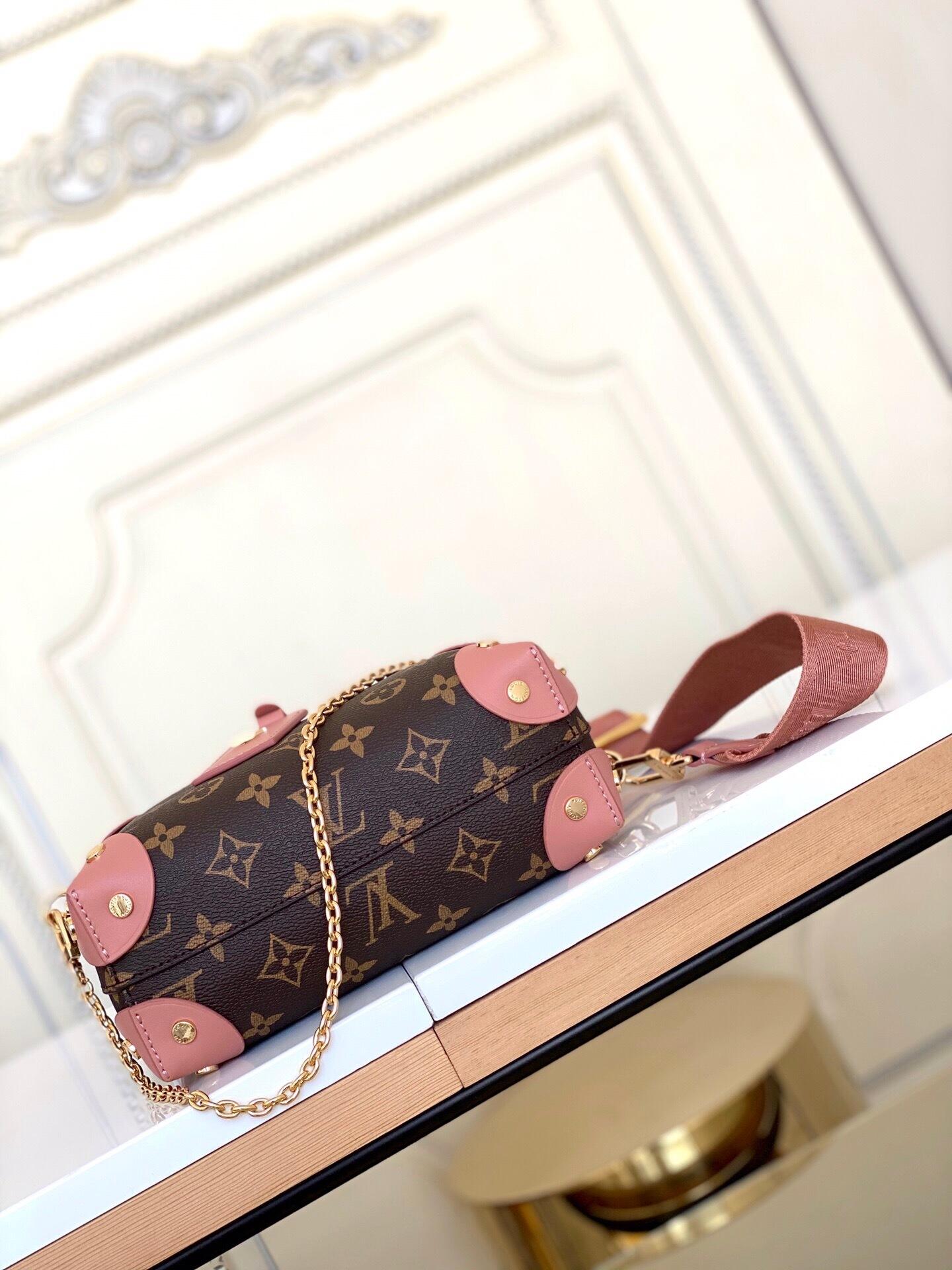 LV Petite Malle Souple Trunk -- Pink - Image 4