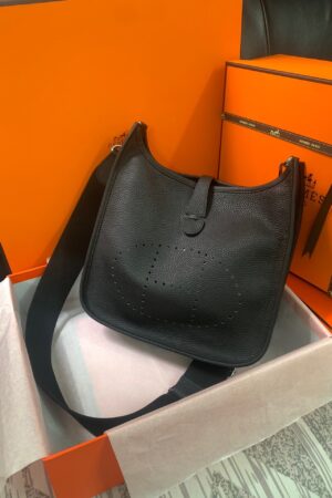 Hermes Evelyne III Bag -- Black