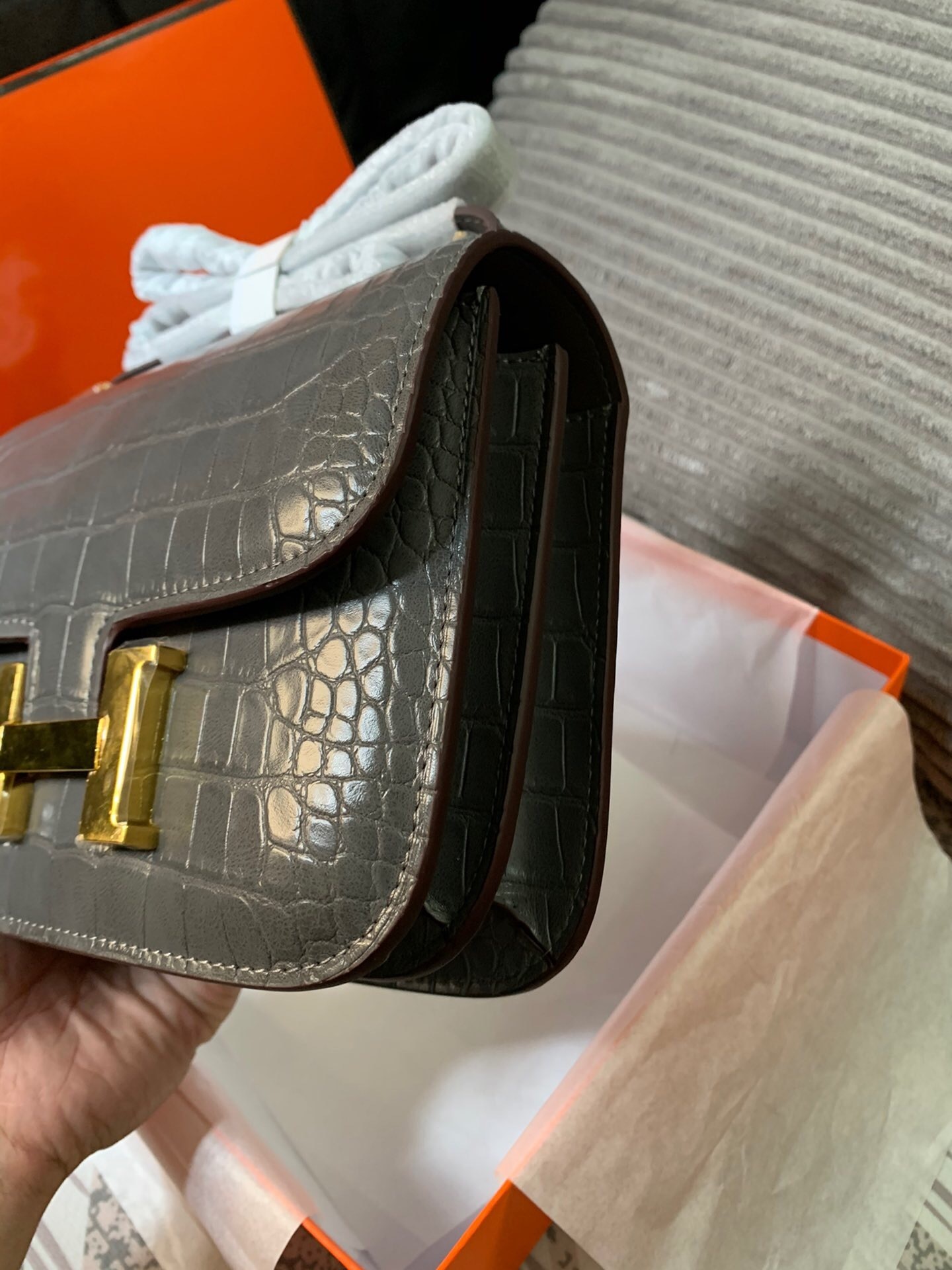 Hermès Constance 18 -- Gray - Image 3