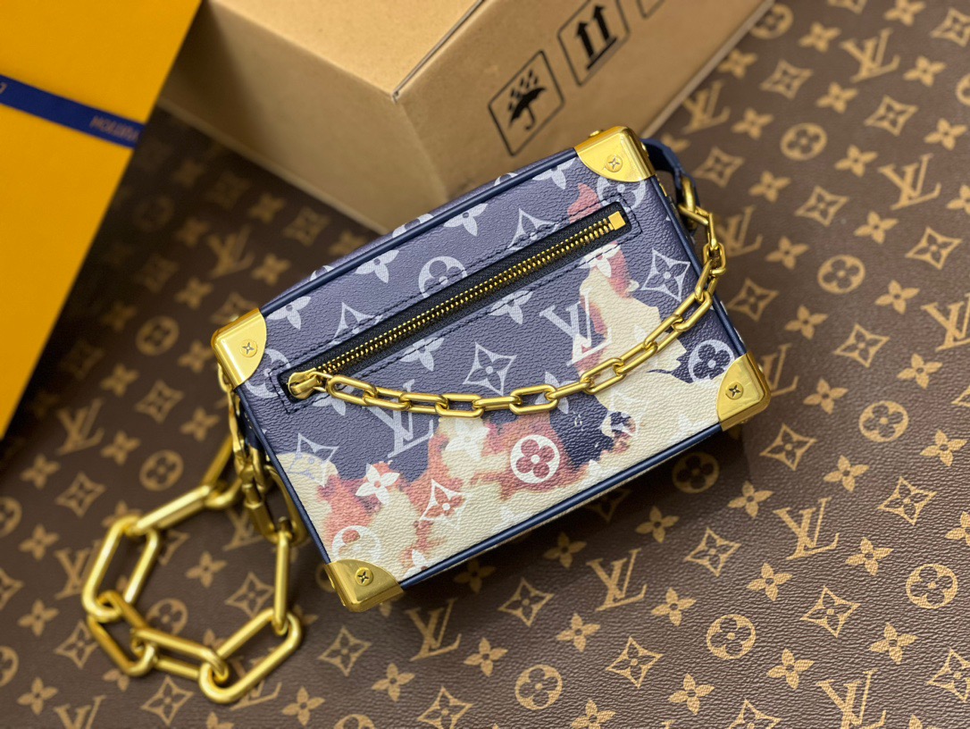 LV mini Soul Trunk Bag --Monogram Bleach - Image 2