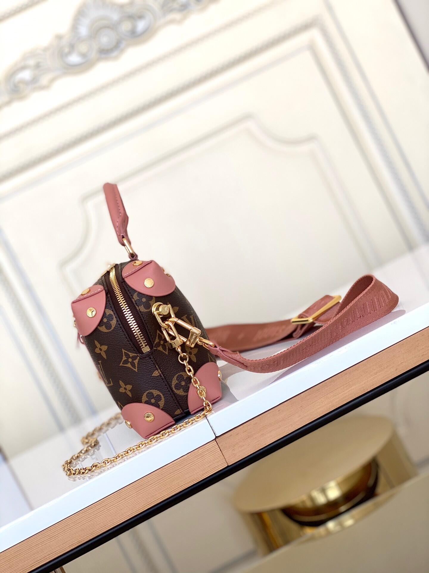 LV Petite Malle Souple Trunk -- Pink - Image 2