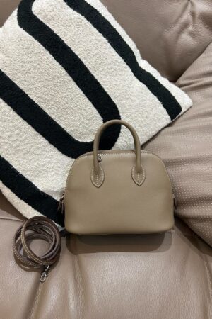 Hermes Bolide Bag -- Gray