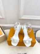 Louis Vuitton Swing White Sandal