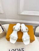 Louis Vuitton 6 AM Sandals Women Luxury Designer Flat Slides Leather