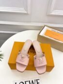 Louis Vuitton Mare Mule Pink Block Women Heel