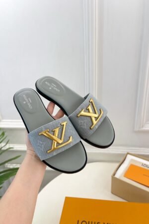 Louis Vuitton Mare Light Blue Flat Mules