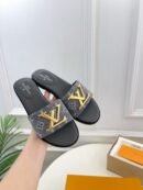 Louis Vuitton Mare Flat Mules Dark Blue Women